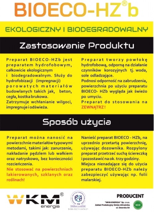 Bioeco-HZb tył ulotka